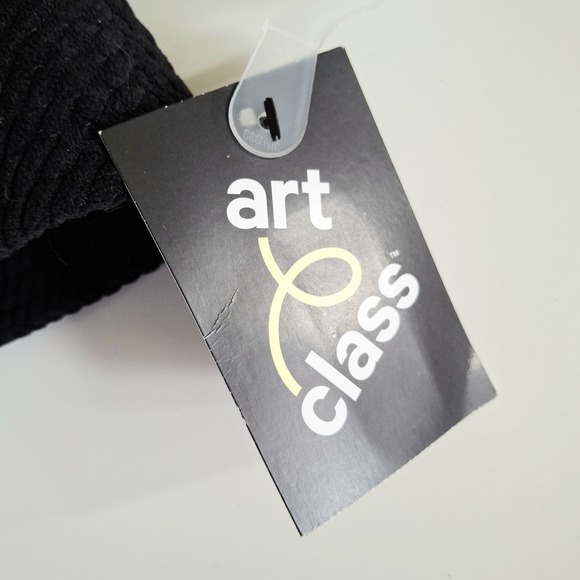 NWT Black Terrycloth Flower Bucket Hat Women's OS Boho Beachy Streetwear - Picture 6 of 7